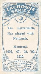 1910 Imperial Tobacco Lacrosse Leading Players (C59) #90 Joe Cattarinich Back